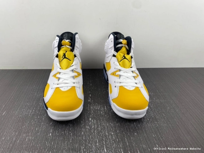 Official Maikesneakers Yellow Jordan 6 Air Ochre CT8529-170 0714
